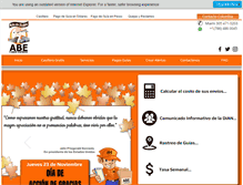 Tablet Screenshot of abecargo.com
